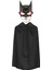 Batman Maskesi Catwoman ve Batman Pelerini Siyah Set 2