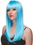 Turkuaz Mavi Parti Peruğu 8