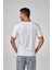 Erkek Beyaz Kısa Kollu Düğmeli Yaka Modal Basic Tişört C2T2N6O1 2