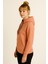 Kadın Somon Kapüşonlu SWEATSHIRT-W1108-K 1