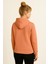 Kadın Somon Kapüşonlu SWEATSHIRT-W1108-K 3