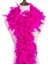 Fuşya Renk Kabarık Tüylü Otriş Boa Gerçek Tüy Dekorasyon 7