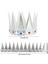 Yumuşak Gümüş Kral Tacı 55 cm 5