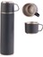 Paslanmaz Çelik 3 Bardaklı Termos 500ml - 6 Saat Sıcak, 12 Saat Soğuk Tutma Özelliği 6