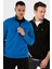 Slim Fit Anti-Pilling Tüylenme Yapmayan Bato Yaka Şardonlu 2'li Paket Polar Erkek Polar 5906001S2 1