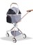 Ds-Derin Eurodog Katlanabilir Köpek Arabası Gri 83X48,5X110 cm 1