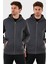 Regular Fit Kapüşonlu Kışlık 2'li Paket Sweat Erkek Sweat 5905340S2 1