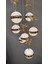 Şık Tarz Modern LED Avize Gold Ledli Salon Avizesi Kelebek Taşlı 7 Lı 4
