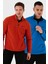Slim Fit Anti-Pilling Tüylenme Yapmayan Bato Yaka Şardonlu 2'li Paket Polar Erkek Polar 5906001S2 1