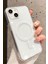 Apple iPhone 15 Kılıf Magsafe Wireless Kablosuz Şarj Destekli Sert Şeffaf Darbe Emici Kapak 1