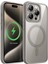 Apple iPhone 15 Pro Max Uyumlu Kılıf Magsafe Wireless Şarj Özellikli Tam Koruma Renkli Sert Kapak 5