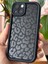Apple iPhone 13 Kılıf Yumuşak Siyah Leopar Desenli Yumuşak Kamera Korumalı Silikon Kapak 6
