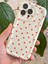 iPhone 11 Pro Max Kılıf Kamera Korumalı Dalga Kenarlı Kırmızı Kalp Desenli Silikon Kapak 2