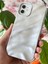 Apple iPhone 11 Kılıf Parlak Kabartmalı Dalga Tasarımlı Desenli Gümüş Darbe Emici Silikon Kapak 7