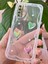 Samsung Galaxy A50-A30S Kılıf 3D Kalpli Inci Tasarımlı Desenli Kamera Korumalı Şeffaf Silikon Kapak 2