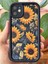 Apple iPhone 11 Kılıf Yumuşak Dokulu Ayçiçeği Desenli Yumuşak Kamera Korumalı Silikon Kapak 3