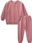 Basıc Sweatshirt Takım 3-8 Yaş Gül Pembe 1