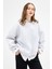 Karmelanj Bisiklet Yaka Oversize Kadın Sweatshirt 9152M 12