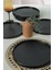 Mat Siyah Stackable Servis Tabağı 27 cm 6 Adet 956 2