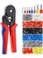 SE-3865-4 Yüksük Sıkma Pensesi 800 adet Terminal Hediyeli HSC8 6-4A / 0.25-10mm ² 23-7AWG Elektrik Teli Yüksük Sıkma Pensesi 4