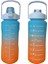 Mavi, 3’lü Set - Sticker’lı Pipetli Matara Seti - 2000ML,900ML,300ML 3