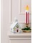 Dekoratif LED Işıklı Yılbaşı Evi 13X11X22 cm 3