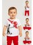 Atatürk Kocatepe ve Türk Bayrak Baskılı Bebek T-Shirt | Pamuk | Unisex |beyaz 2