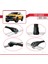 Ford Ranger (P703) 2022-2024 Arası ile Uyumlu Ace-1 Ara Atkı Tavan Barı Siyah 3 Adet 4