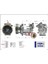 Klima Kompresörü Sıfır Ürün Renault Clıo Iıı 04>12 Kangoo Iı 08> Modus 04> Mıcra Iıı 03>10 Qashqaı J10 06>13 1.5dci K9K 12V 6 Kanal 125MM -Mercedes Cıtan W415 12> 1