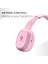 Music Sound Pink Kafa Üstü Kulaklık 3