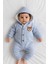 Içi Welsoft Peluş Dışı Triko Örgü Bebek Astronot Tulum | Kız Erkek Unisex Hırka Mont 1