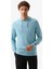 Erkek Termal Sweatshirt 2. Seviye 7468 - Mavi 1