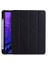 Apple iPad Air 10.9 2020 (4.nesil) Uyumlu Tri Folding Kalem Bölmeli Standlı Kılıf Siyah 1