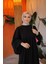 Açık Bej Tesettür Balon Kollu Oversize Elbise Standart Beden ( 36 - 42 ) Uyumludur 1692 2