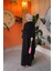 Açık Bej Tesettür Balon Kollu Oversize Elbise Standart Beden ( 36 - 42 ) Uyumludur 1692 4