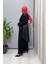 Kapüşonlu Tunik Siyah 56MK2140 2