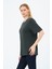 Kadın Bisiklet Yaka Kısa Kollu Basic T-Shirt - Interlok Kumaş 1