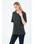 Kadın Bisiklet Yaka Kısa Kollu Basic T-Shirt - Interlok Kumaş 2