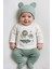 %100 Pamuklu 0-3 Ay Yenidoğan Bebek Hastane Çıkışı 3lü Set 1