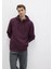 Erkek Kapüşonlu Sweatshırt Şarap Bordo 0S10473-70434 3