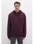 Erkek Kapüşonlu Sweatshırt Şarap Bordo 0S10473-70434 4
