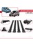 Ford Transit/tourneo Courier Post-Facelift 2018-2022 Arası ile Uyumlu Fly Model Ara Atkı Tavan Barı Siyah 4 Adet 4