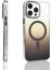 Apple iPhone 16 Pro Max Kılıf M-Safe Şarj Özellikli Transparan Renk Geçişli Zore Toros Kapak Gri 2