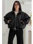 Kadın Oversize Deri Ceket – Güçlü & Sokak Stili 1