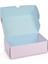 Kurabiye Kutusu Pembe-Mavi 21 x 12 cm 25 Adet 1