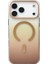 Apple iPhone 17 Pro Max Kılıf M-Safe Şarj Özellikli Transparan Renk Geçişli Zore Toros Kapak Gold 3