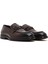 Erkek Kahverengi Tokalı Deri Loafer 25WFD664018 3