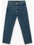 Normal Bel Pamuklu Cepli Vintage Straight Fit Jean Pantolon 1