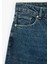 Normal Bel Pamuklu Cepli Vintage Straight Fit Jean Pantolon 4