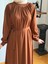 Reglan Kollu Büzgülü Elbise 5089 4
